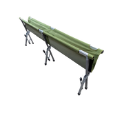 Kemp USA Aluminum Military Camping Portable Folding Cot Stretcher