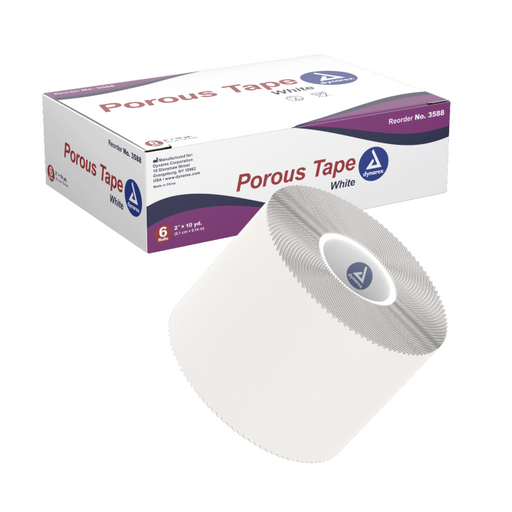 Kemp USA Porous Tape 2" x 10 yd - Case of 72 pcs