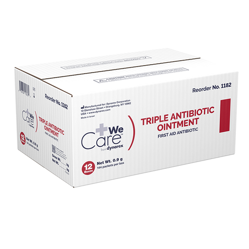 Kemp USA Triple Antibiotic Ointment, 0.9 Gram Packets - Case of 1,728 pcs