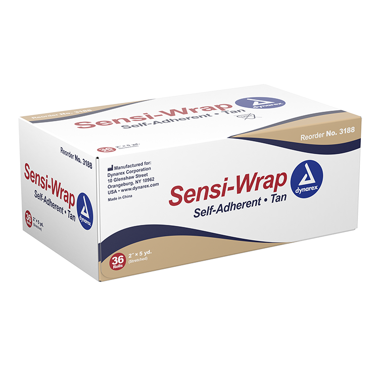 Kemp USA Self-Adherent First Aid Wrap 2" x 5 yd - Box of 36
