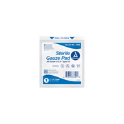 Kemp USA Gauze Pads, 2x2", Sterile - Case of 2,400 pcs