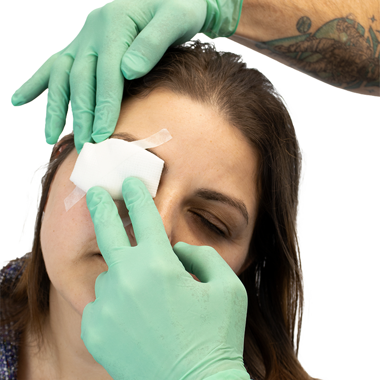 Kemp USA Oval Eye Pad, Sterile Case of 1,000 pcs