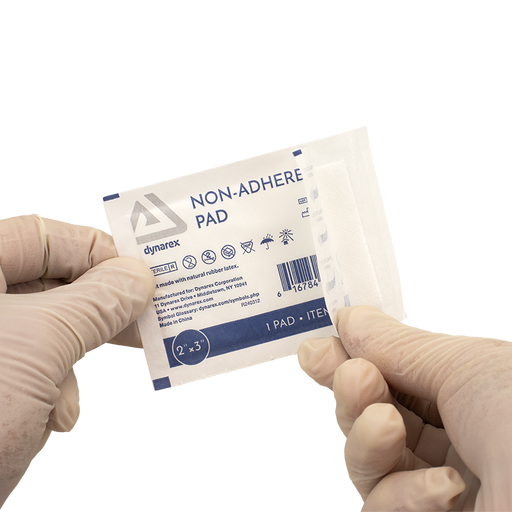 Kemp USA Non-Adherent Pad, Sterile, 2" x 3" - case of 1,200 pcs