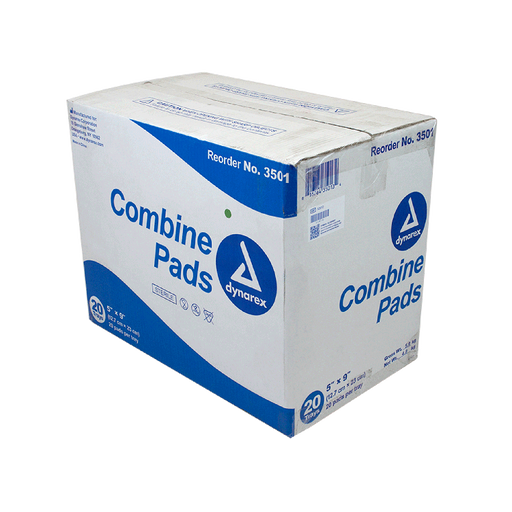 Kemp USA Combine ABD Pads, Sterile 5x9 - Case of 400 pcs