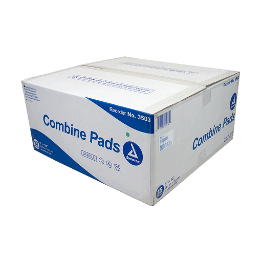 Kemp USA Combine ABD Pads, Sterile 8x10 - Case of 360 pcs