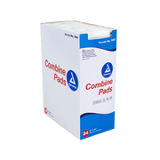 Kemp USA Combine ABD Pads, Sterile 8x10 - Case of 360 pcs