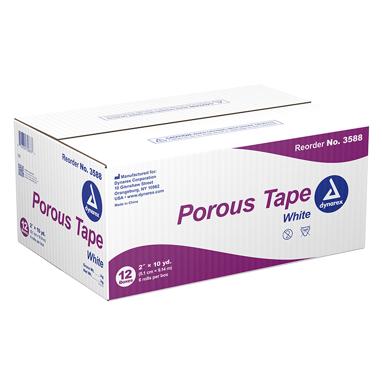 Kemp USA Porous Tape 2" x 10 yd - Case of 72 pcs