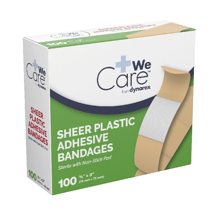 Kemp USA Plastic Bandages,1" x 3", Sterile (2,400 pcs)