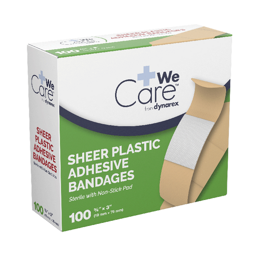 Kemp USA Plastic Bandages,1" x 3", Sterile (2,400 pcs)