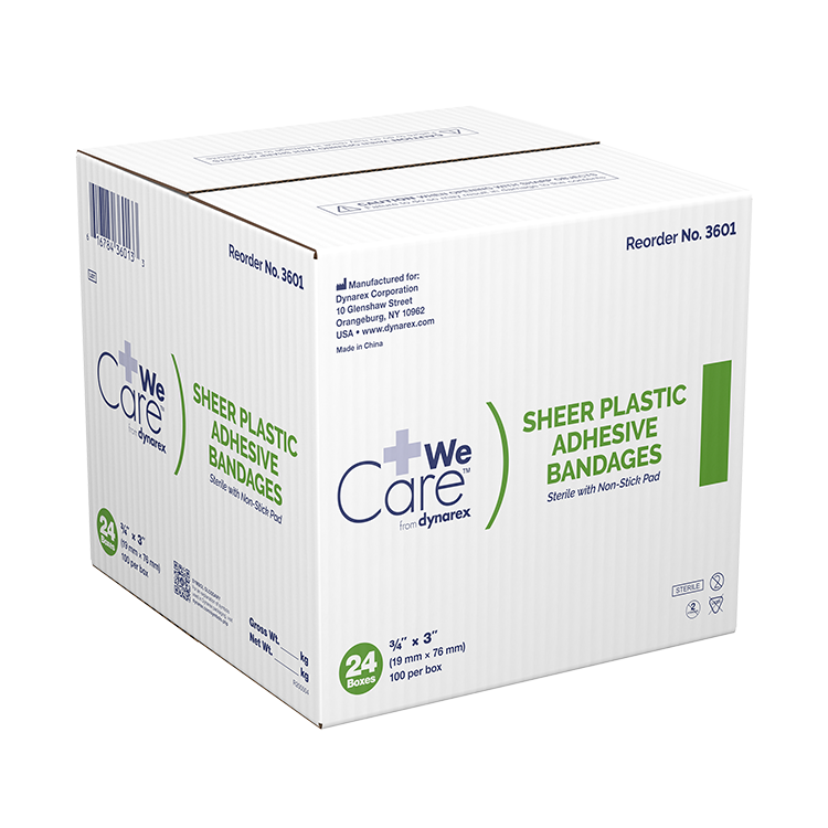 Kemp USA Plastic Bandages,1" x 3", Sterile (2,400 pcs)