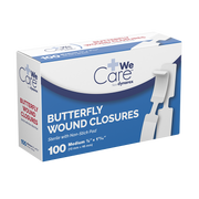 Kemp USA Butterfly Bandages Sterile Case of 2,400 pcs