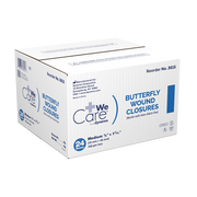 Kemp USA Butterfly Bandages Sterile Case of 2,400 pcs