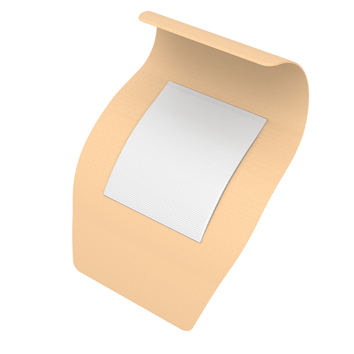 Kemp USA Plastic Bandages, 2" x 4.5", Extra Large Case of 1,200 pcs