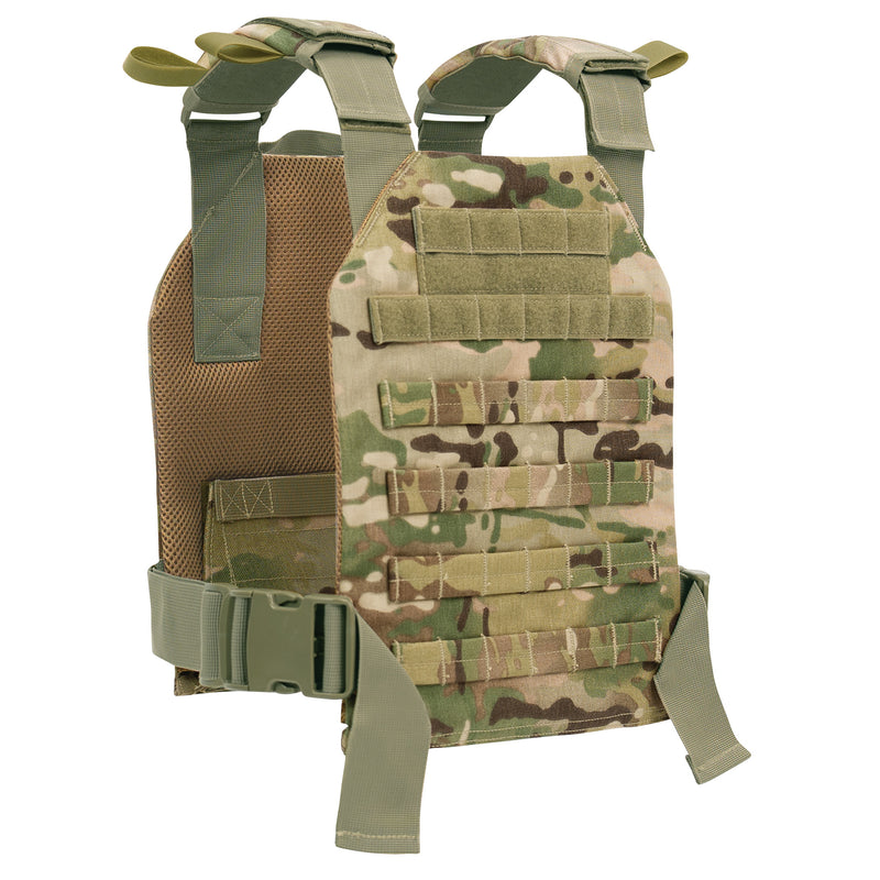 Rothco Low Profile Plate Carrier: MOLLE Vest, Max Mobility & Airflow