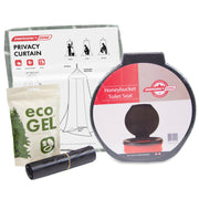 Emergency Zone Honey Bucket Toilet Seat Sanitation Set with Privacy Shelter