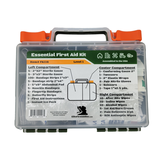 Elite First Aid Essential First Aid Kit β Level 1