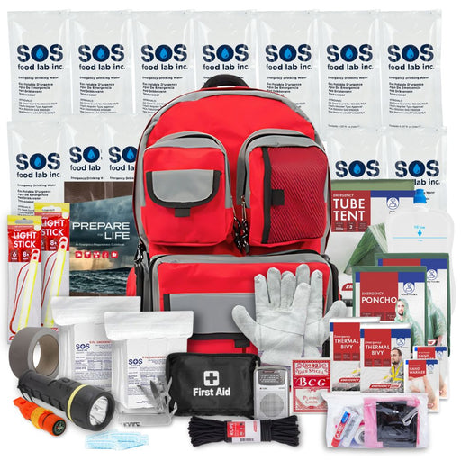 Emergency Zone 2 Person Family Prep 72-Hour Survival Kit | Go-Bag