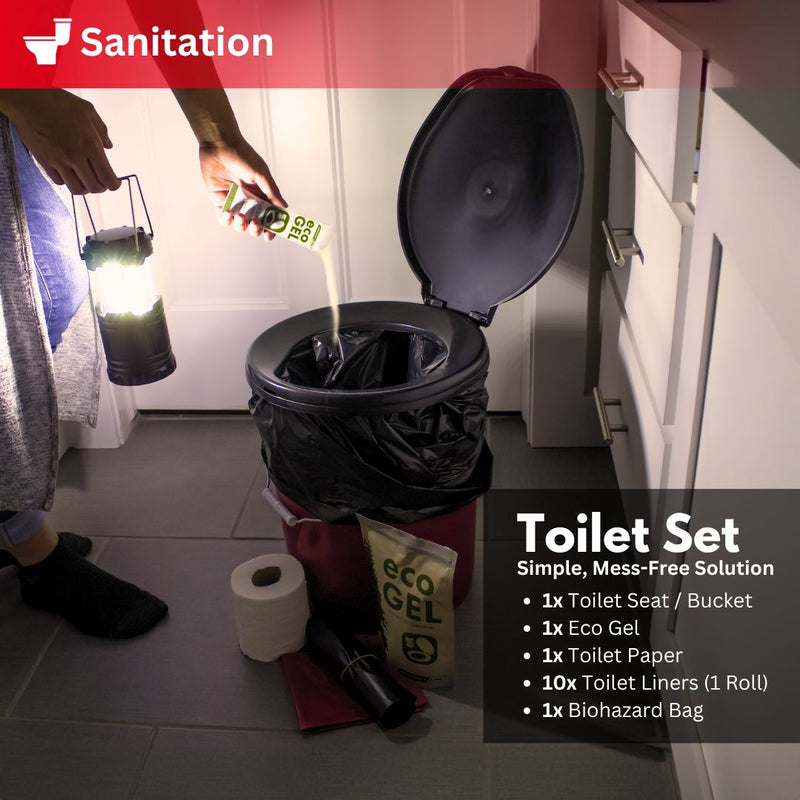 Emergency Zone 4-Person Hurricane Survival Kit | 72-Hour Supply