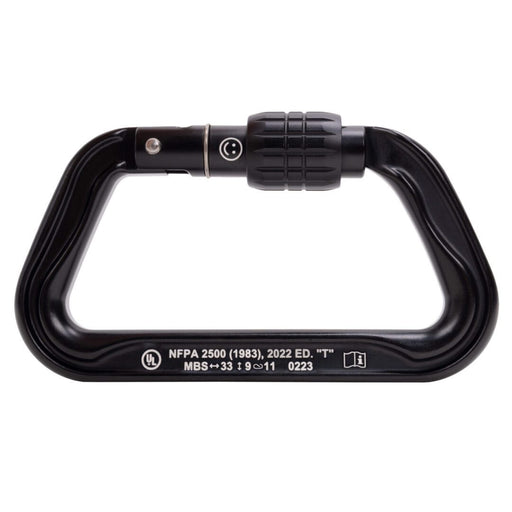 Omega Pacific Standard “D” Aluminum Screwgate Carabiners: