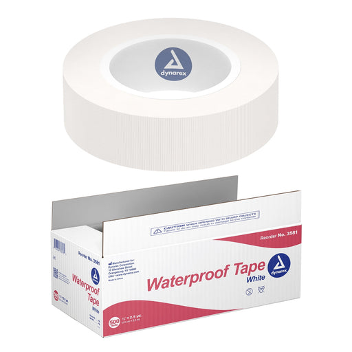 Kemp USA Waterproof First Aid Tape (0.5" x 5 yd) Case of 500 pcs