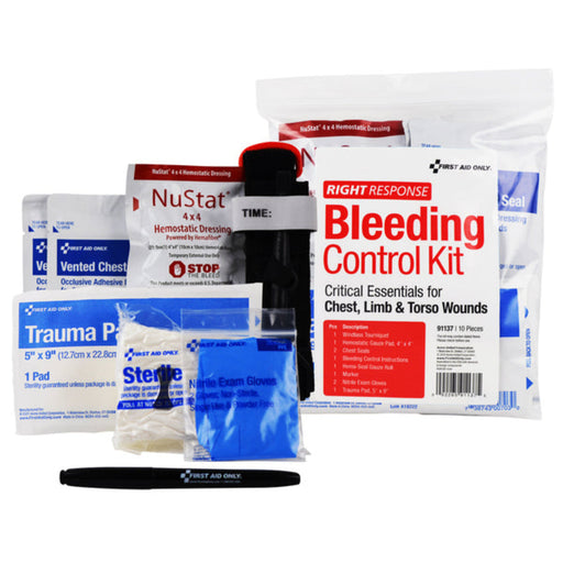 First Aid Only Critical Essentials Bleeding Control Kit