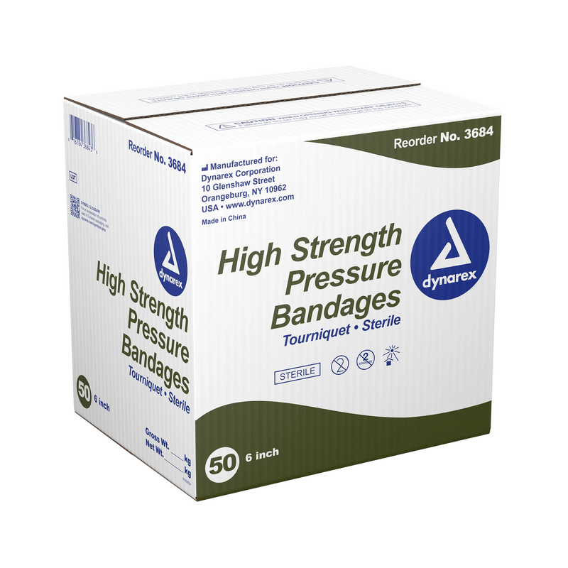 Kemp USA Israeli-style Pressure Bandage, 6" - Case of 50