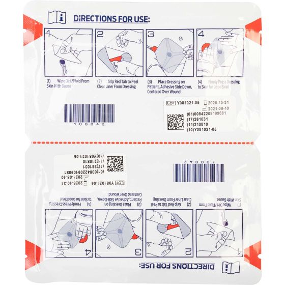 HyFin Vent Chest Seal Compact – Twin Pack