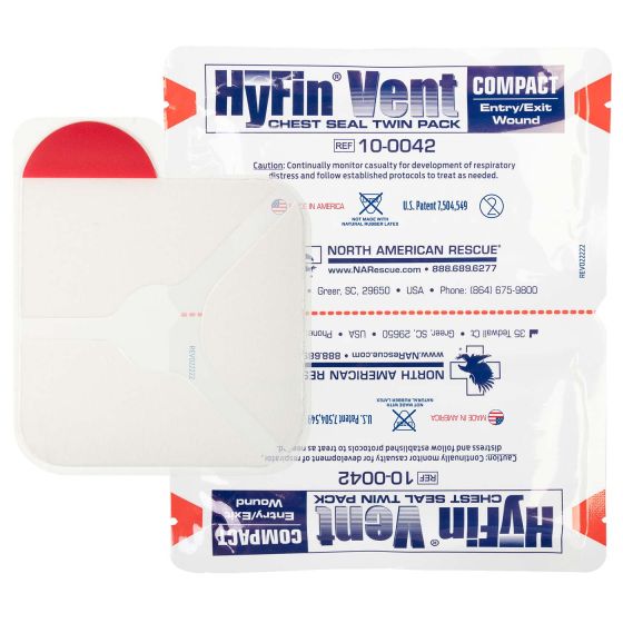HyFin Vent Chest Seal Compact – Twin Pack