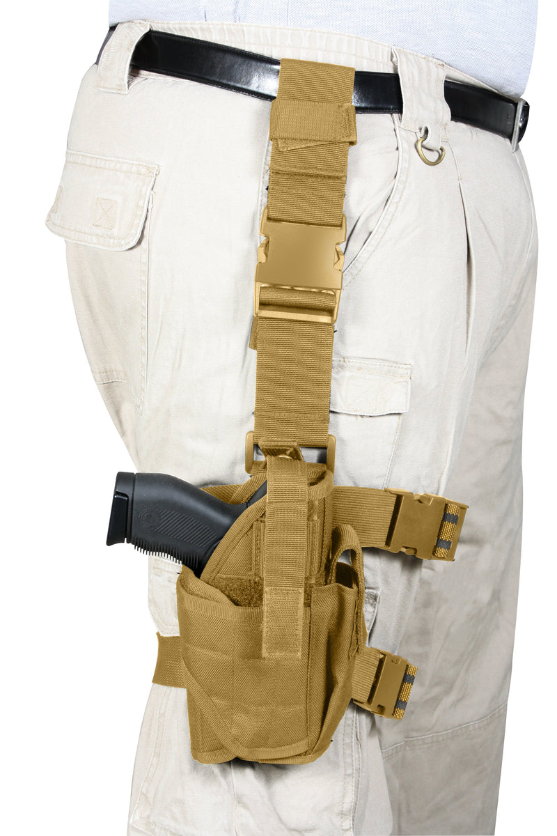Rothco Deluxe Adjustable Drop Leg Holster | Tactical Thigh Rig