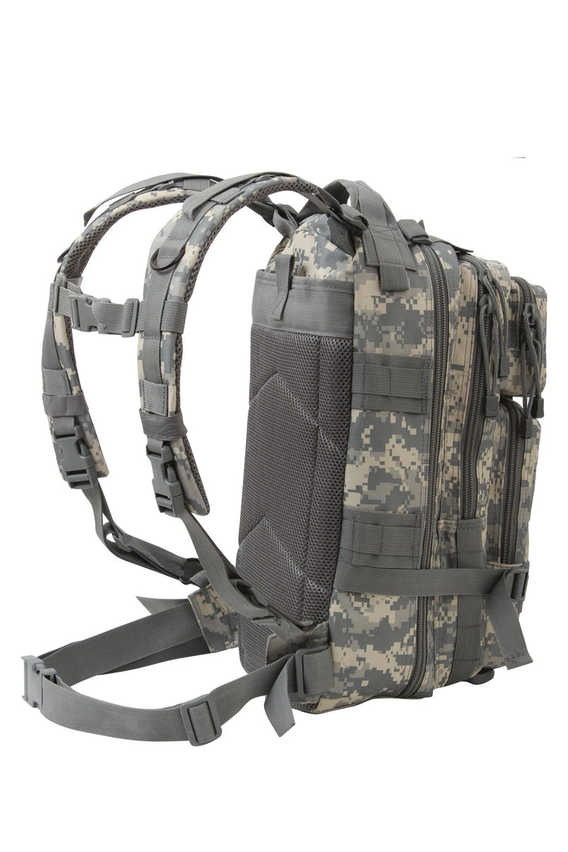 Rothco Camo Medium Transport Pack | 25L Tactical MOLLE Backpack