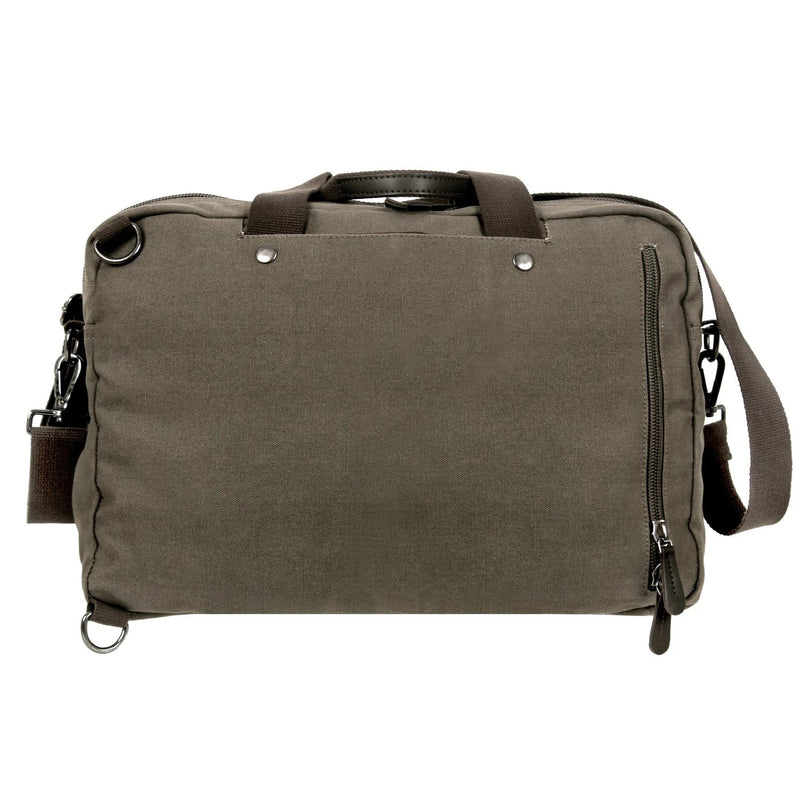 Rothco Canvas Briefcase Backpack | 3-Way Convertible Carry