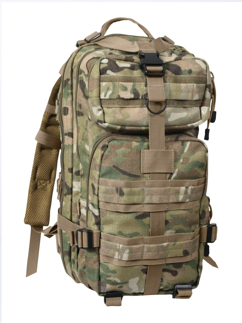 Rothco Camo Medium Transport Pack | 25L Tactical MOLLE Backpack