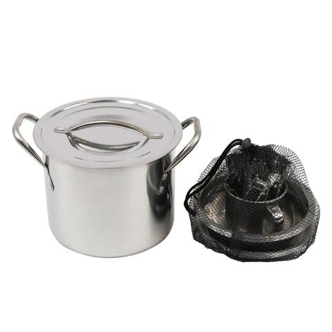 4 Person Stainless Steel Cooking Set