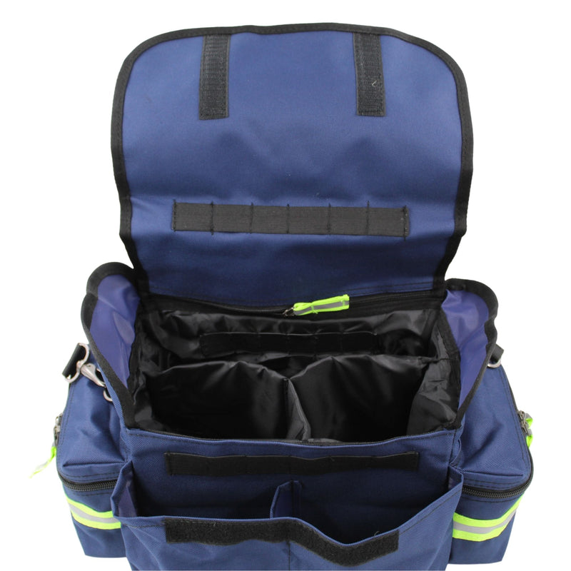 Luminary Global Trauma Bag Stocked Medium Modular Reflective EMS-EMT Medic Bug Out Bag First Aid Kit for Home Professionals First Responders Preppers Outdoorsman