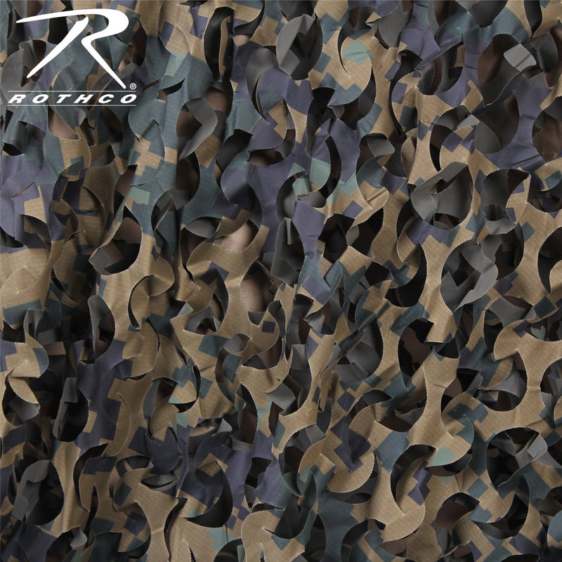 Rothco Large Ultra lite Digital Woodland Net