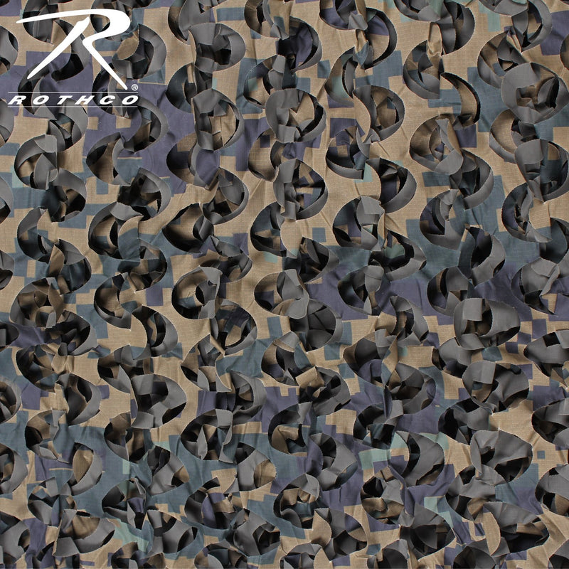 Rothco Large Ultra lite Digital Woodland Net