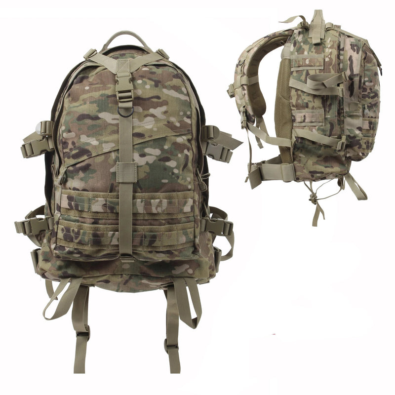 Rothco Large Camo Transport Pack | Tactical MOLLE Backpack