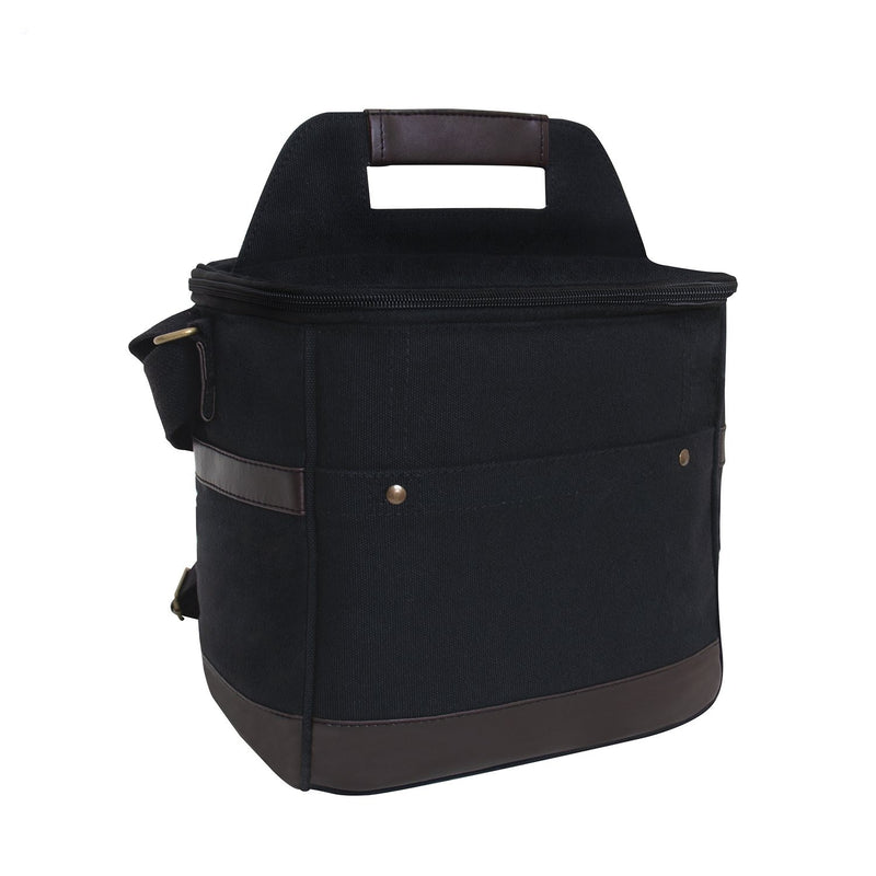 Rothco Canvas Insulated Cooler Bag Black