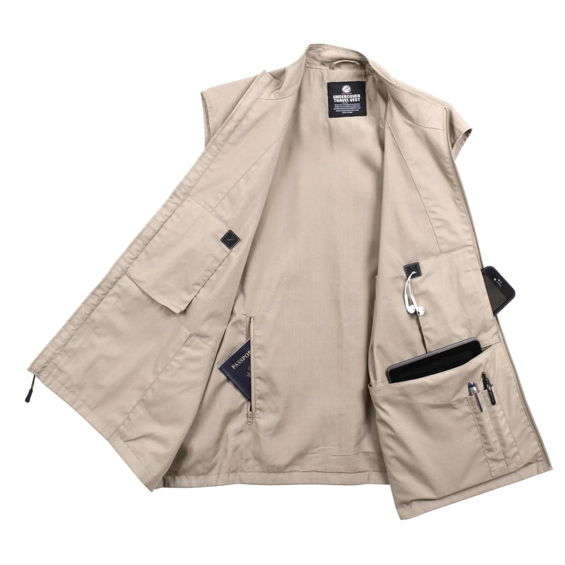 Rothco Undercover Travel Vest | Multi-Pocket Organizer Vest