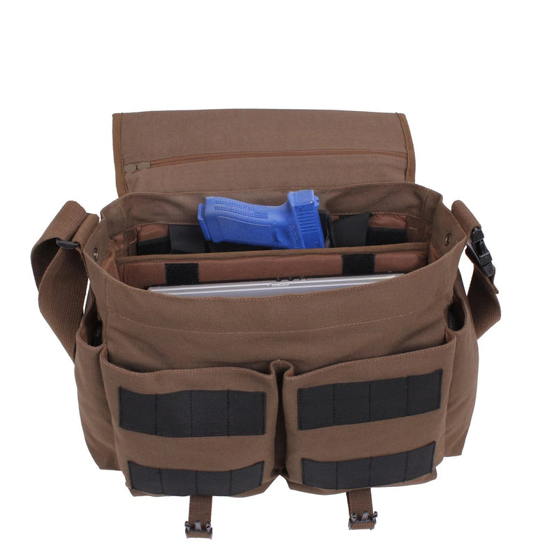 Rothco Concealed Carry Messenger Bag | Heavyweight Canvas CCW