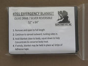 Emergency Blanket - OD - 25 Pack - Elite First Aid, Inc.