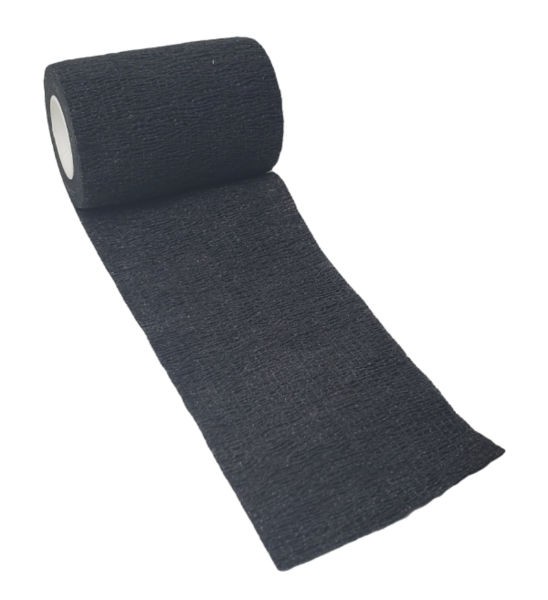Bandage, Elastic Self-Adhesive 3" Black | (24 Pack)