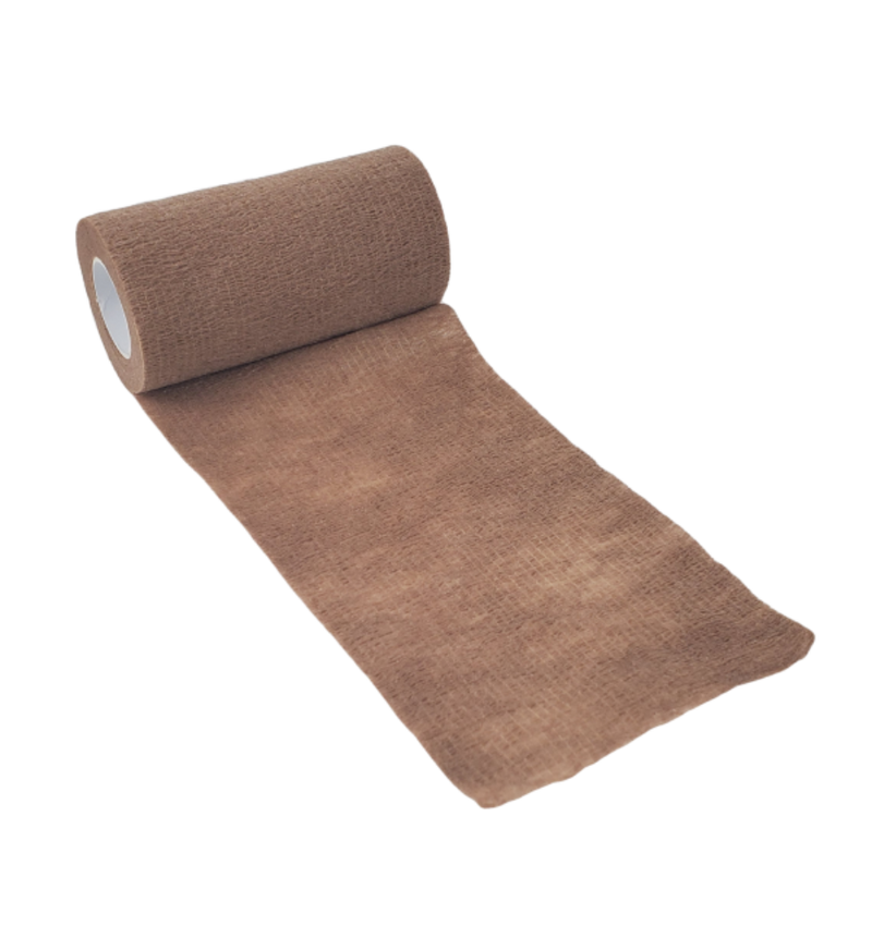 Bandage, Elastic Self-Adhesive 4" TAN | (24 Pack)