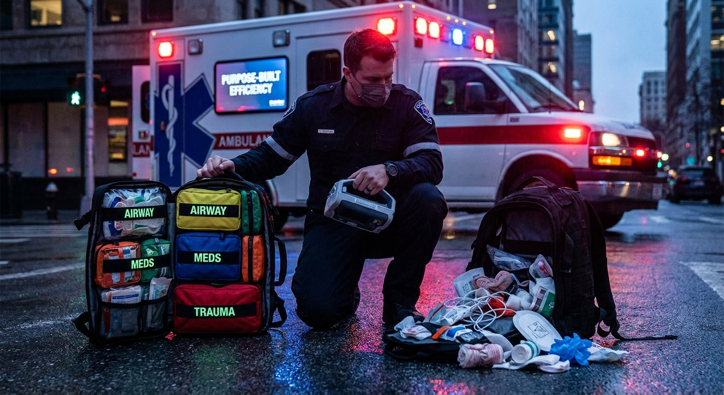 Purpose-Built Efficiency: Comparing the StatPacks G3+ BackUp Against Generic EMS Rucksacks