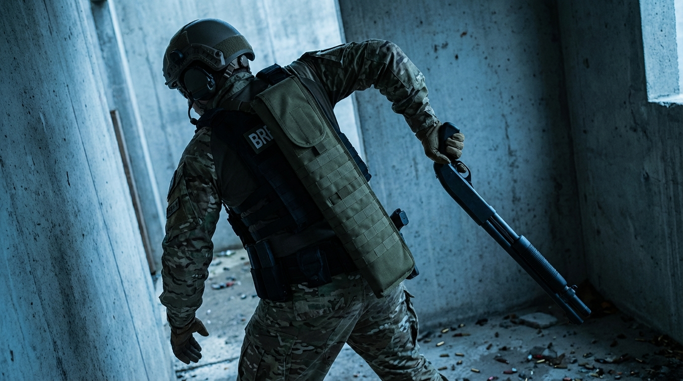 How to Mount and Deploy a Breaching Shotgun Using a Tactical MOLLE Scabbard