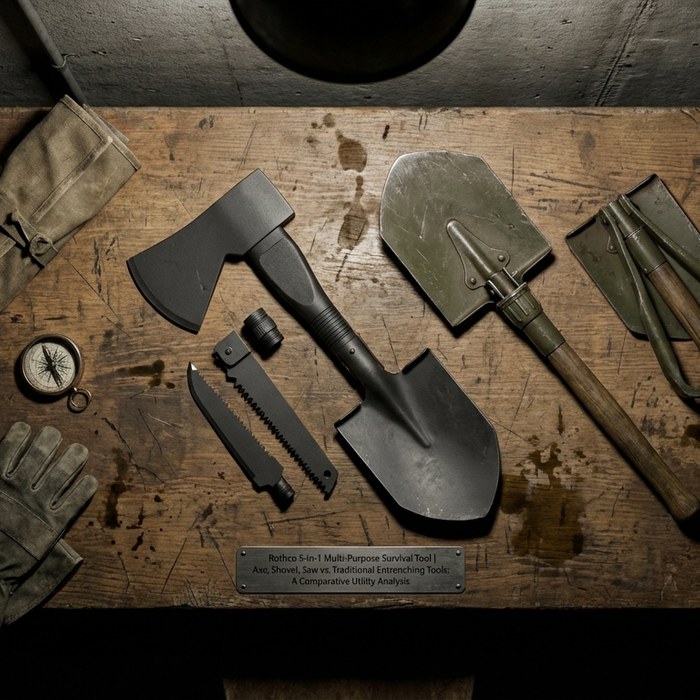 Rothco 5-in-1 Multi-Purpose Survival Tool vs. Traditional Entrenching Tools: A Comparative Utility Analysis