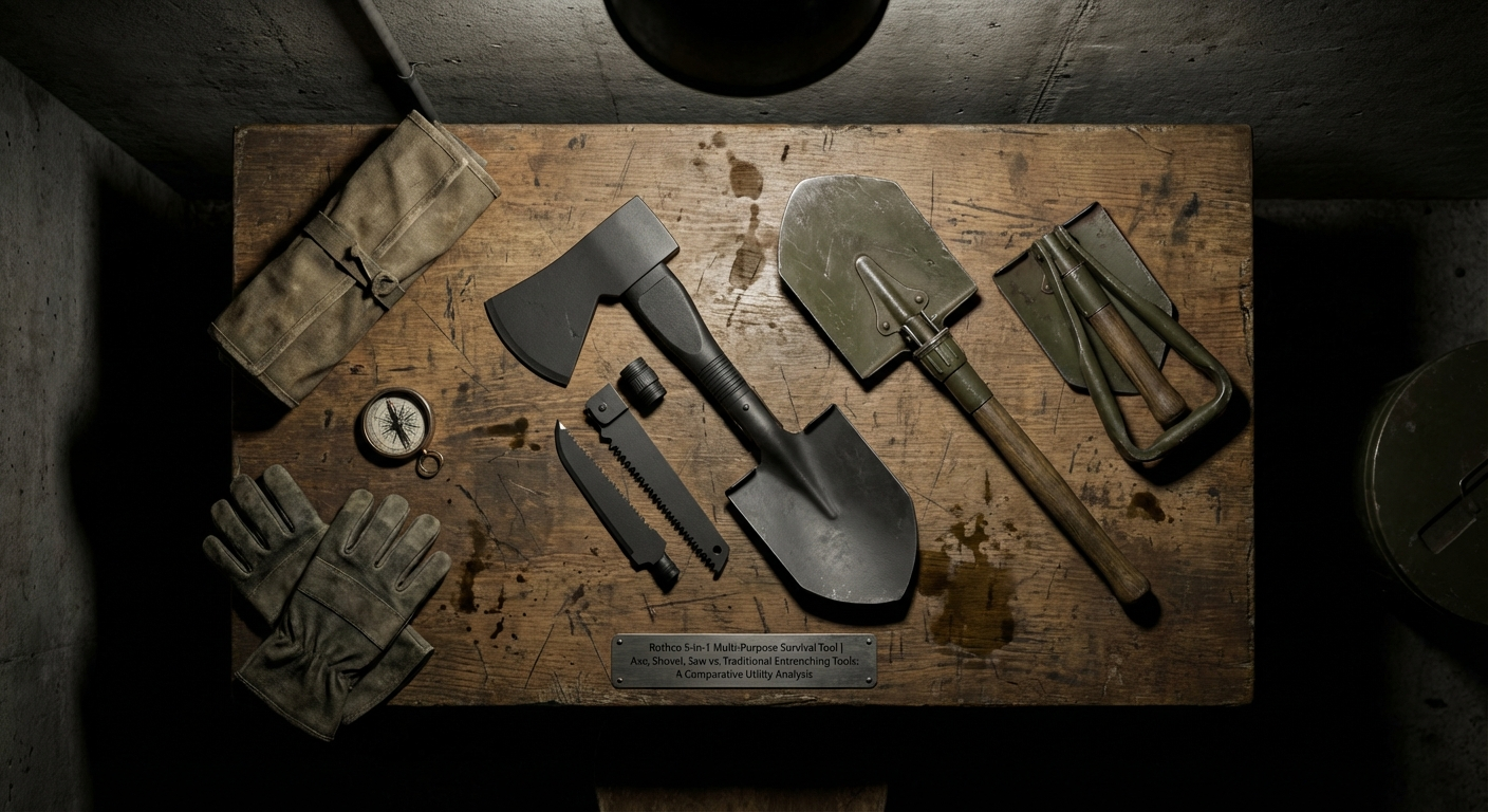 Rothco 5-in-1 Multi-Purpose Survival Tool vs. Traditional Entrenching Tools: A Comparative Utility Analysis