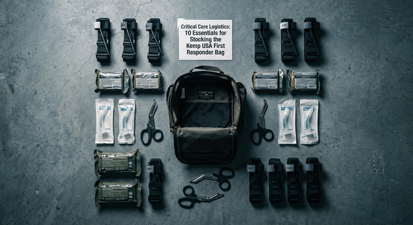 Critical Care Logistics: 10 Essentials for Stocking the Kemp USA First Responder Bag