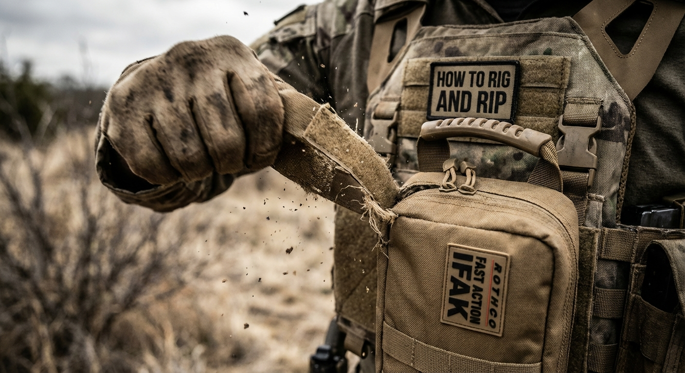 How to Rig and Rip: Setting Up the Rothco Fast Action IFAK for Zero-Fail Deployment