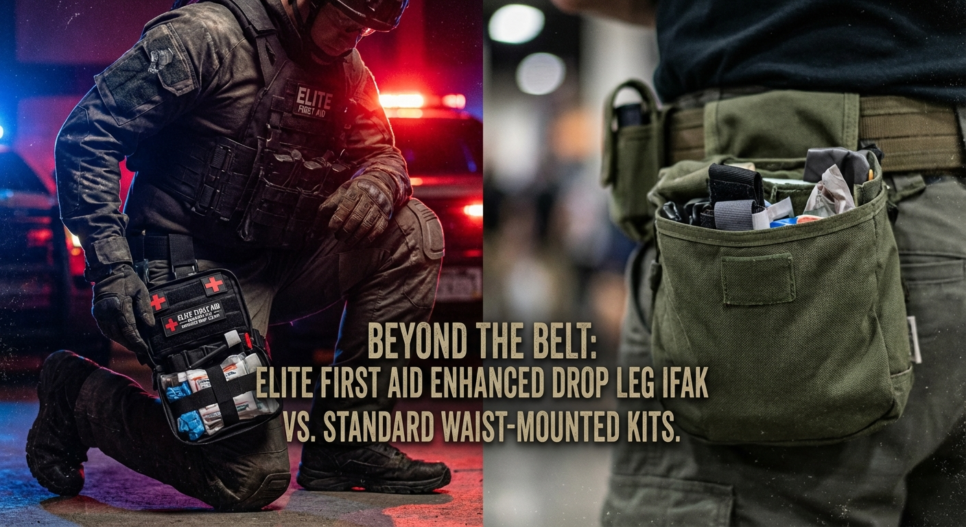 Beyond the Belt: Elite First Aid Enhanced Drop Leg IFAK vs. Standard Waist-Mounted Kits